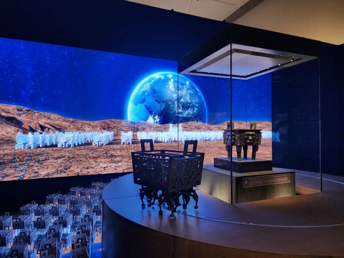 数字艺术与国宝文物对话：“神游”湖南博物院是怎样的体验？