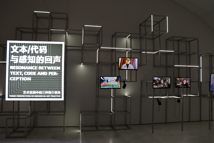 “文本、代码与感知的回声——艺术实践中的三种媒介视角”在央美美术馆展出