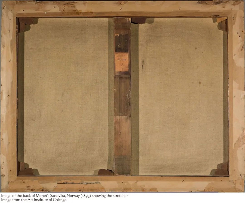 乘雪橇作挪威之行的莫奈笔下：这不是富士山