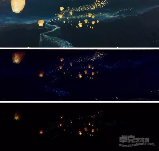 福州高二女生手绘最美黑板报 把黑板画活了