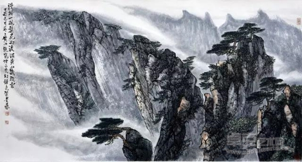 不忘初心 砥砺前行 ——滕忆雁（老藤）山水画作品读后