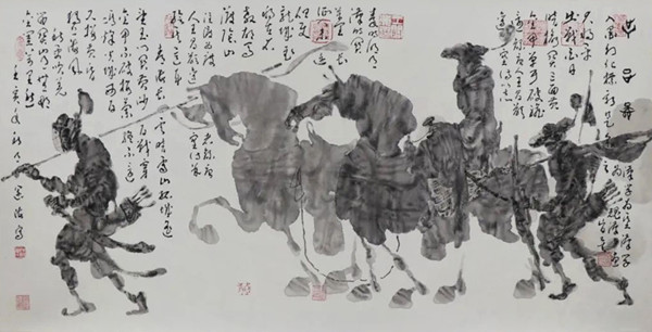 书情画意迎新年——特别推荐新汉画创始人王阔海